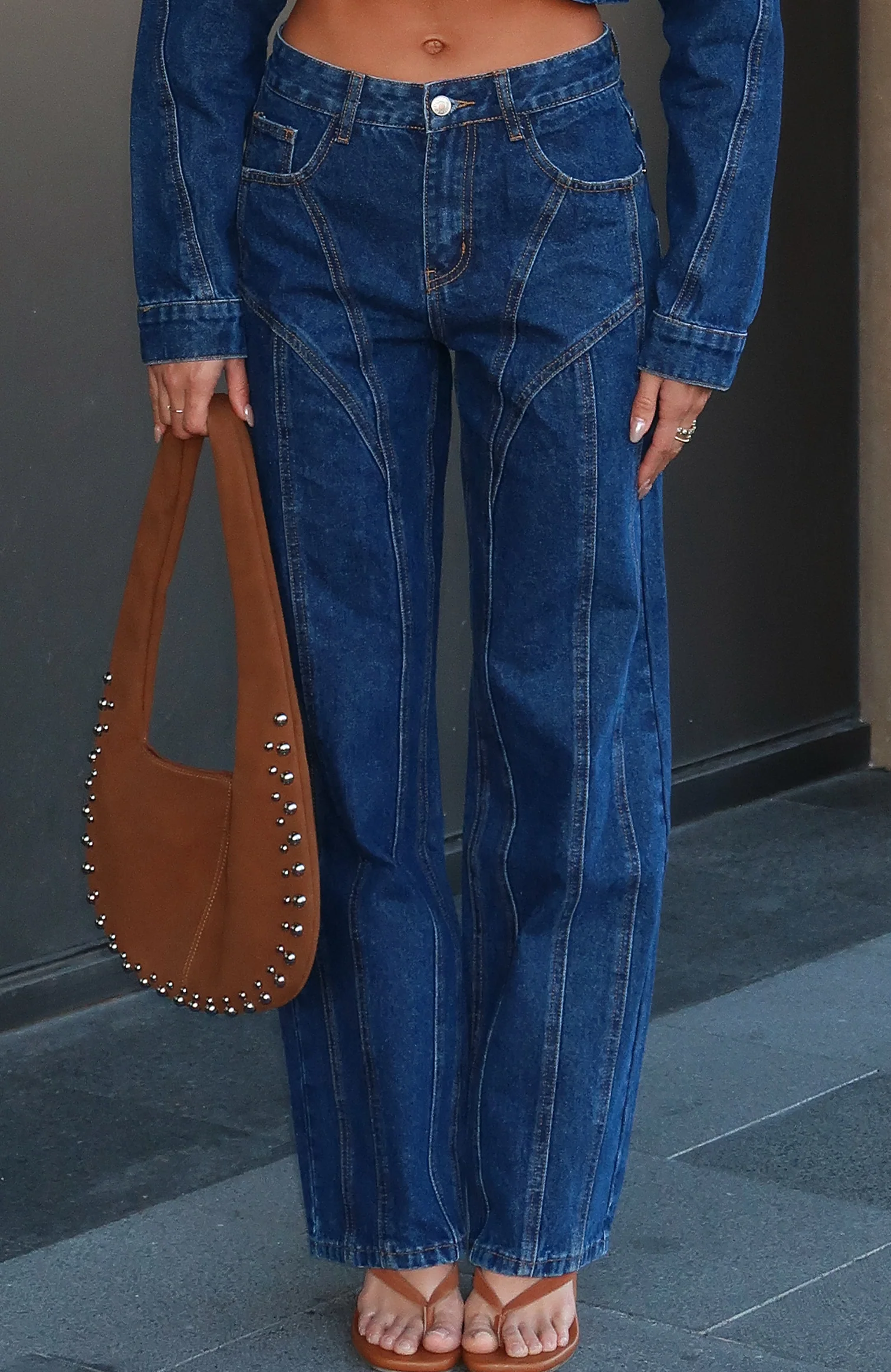 Annalise Shoulder Bag Chocolate Faux Suede