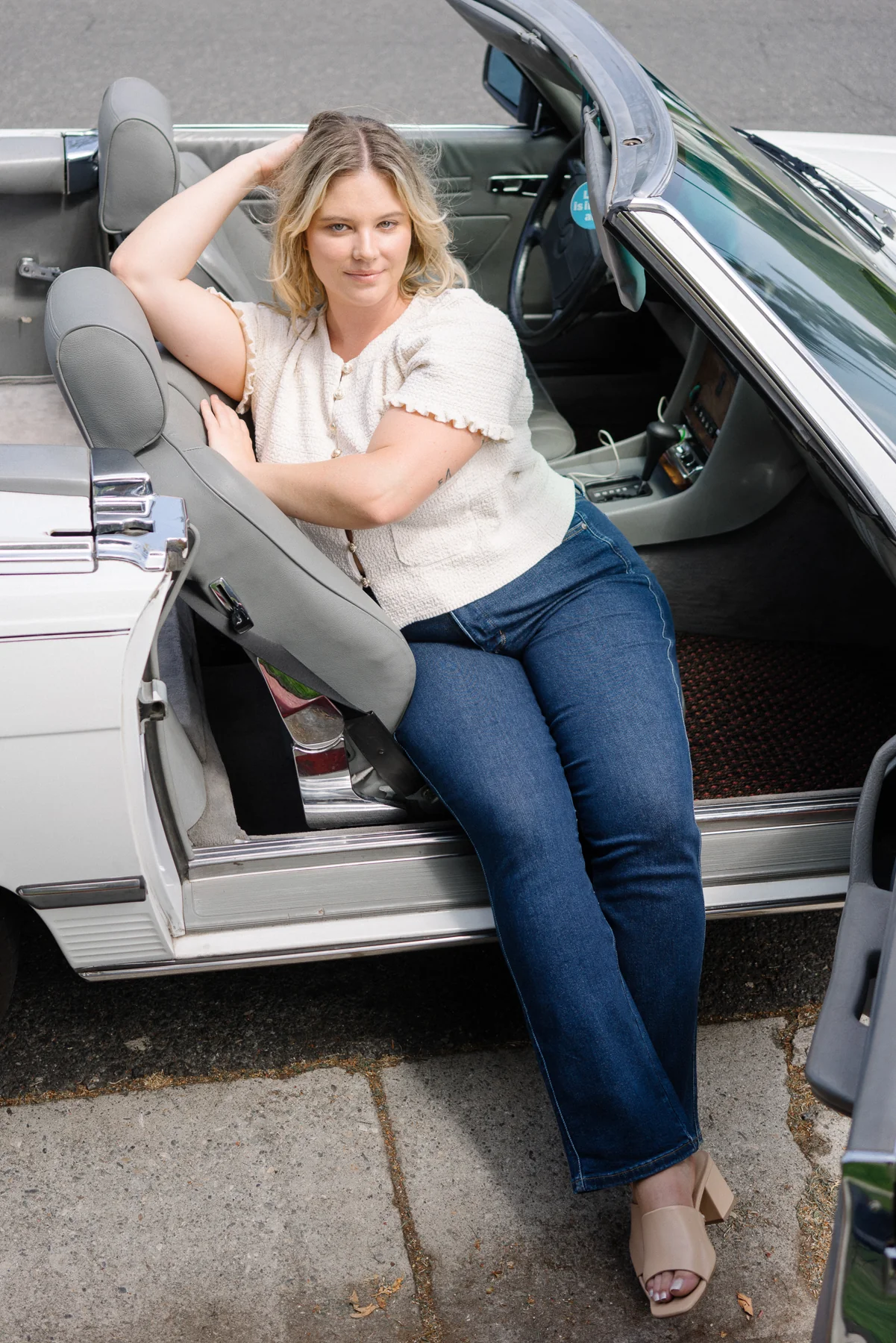 Daisy High Rise Tummy Control Classic Straight Jeans - PLUS