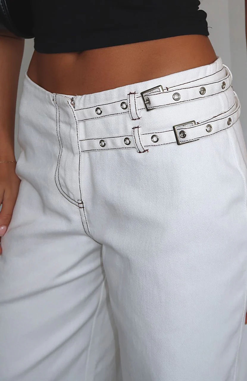 No Second Chances Pants Cream