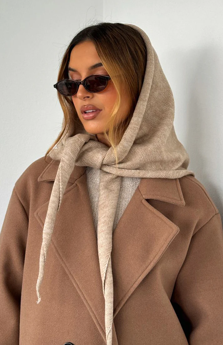 Audrey Triangle Scarf Oat
