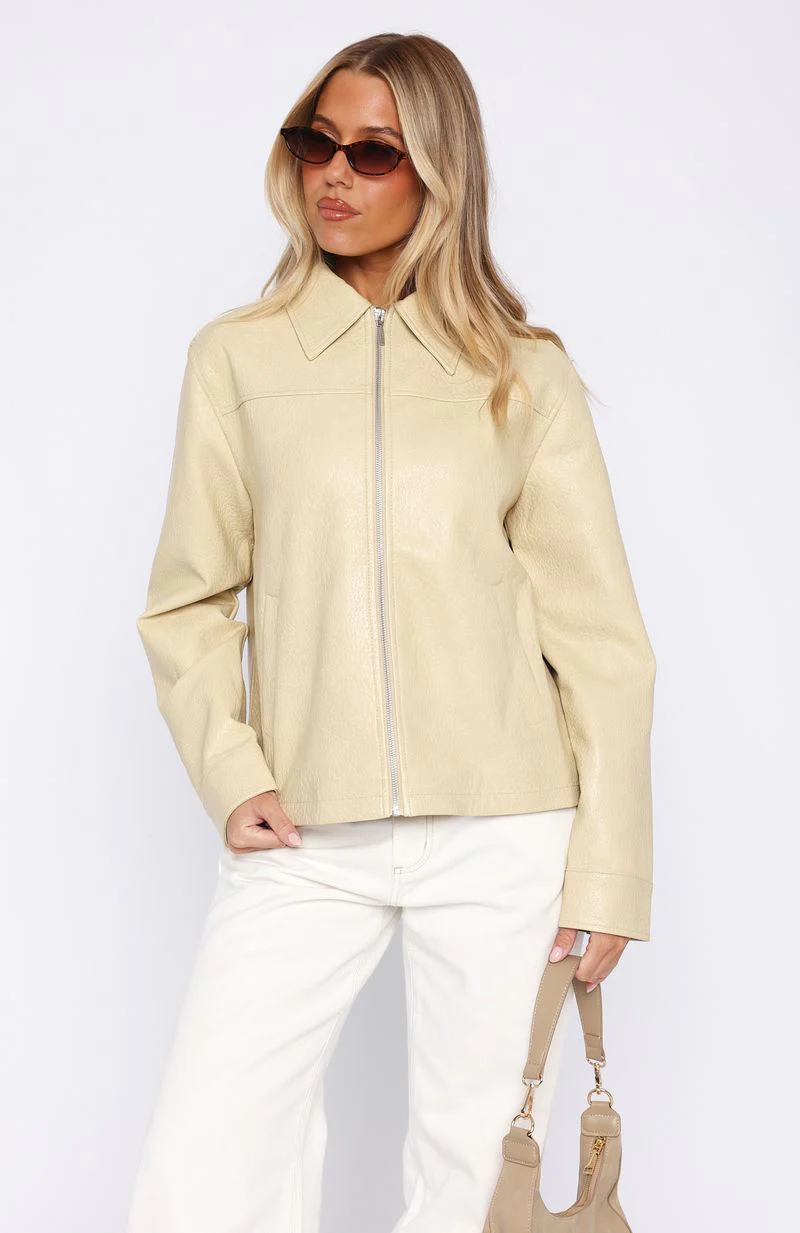 Cool City Life PU Jacket Blonde