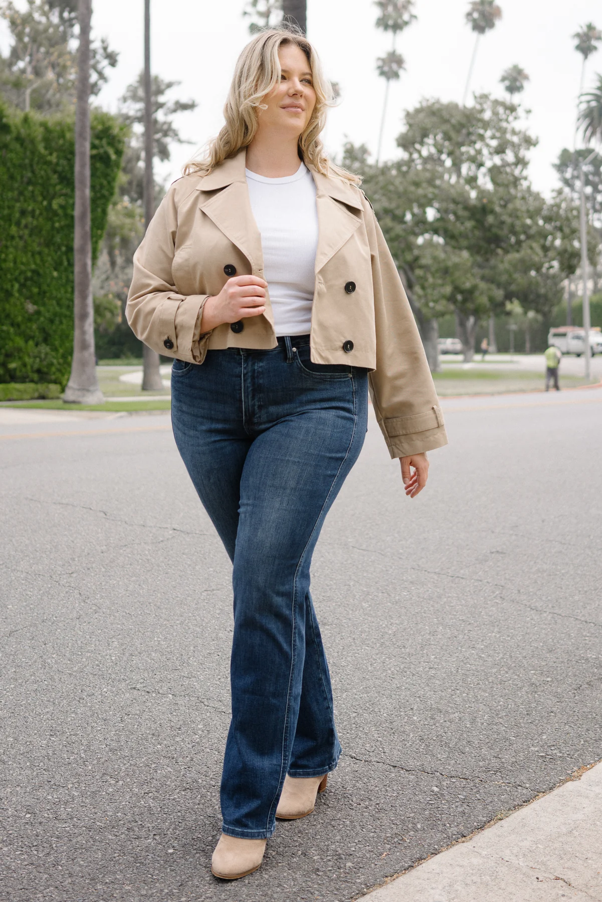 Skye Mid Rise Tummy Control Classic Straight Fit - PLUS