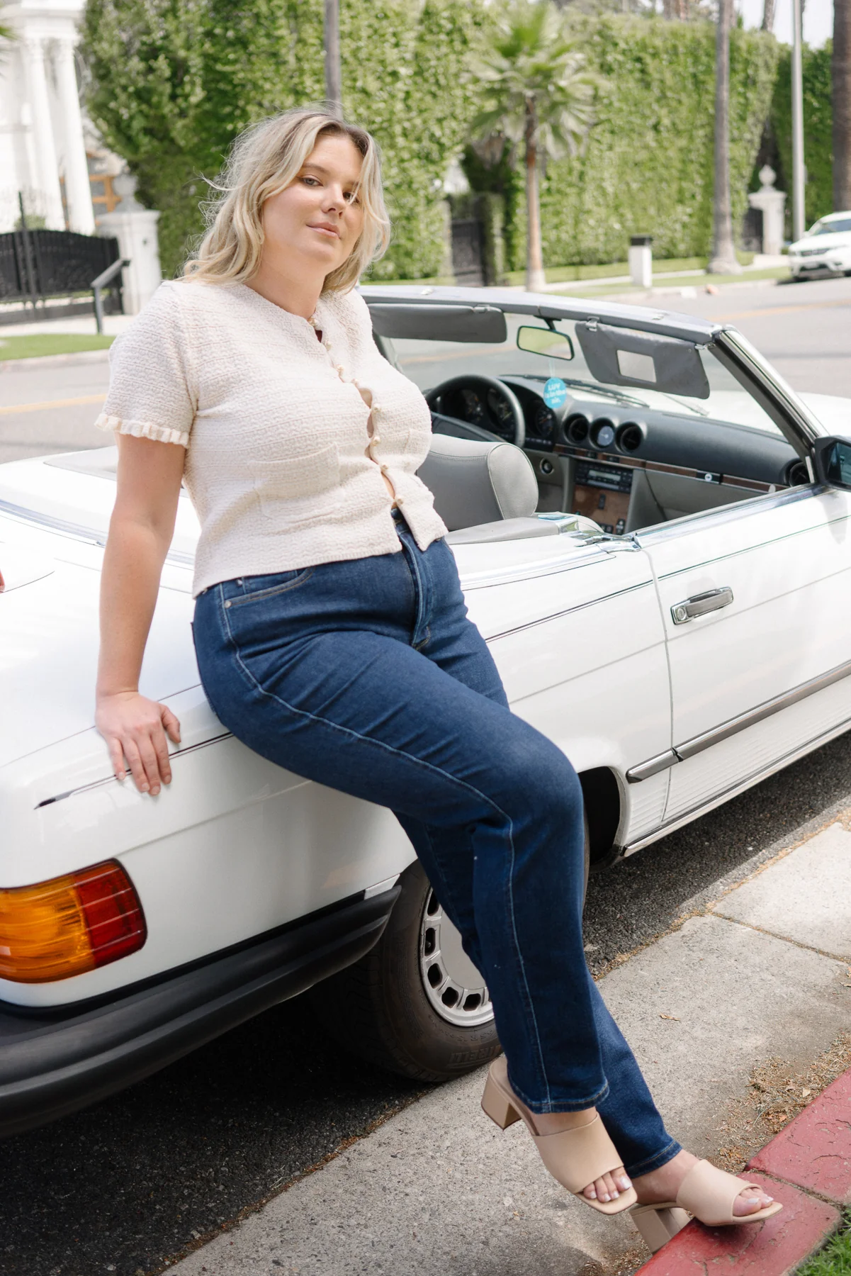 Daisy High Rise Tummy Control Classic Straight Jeans - PLUS