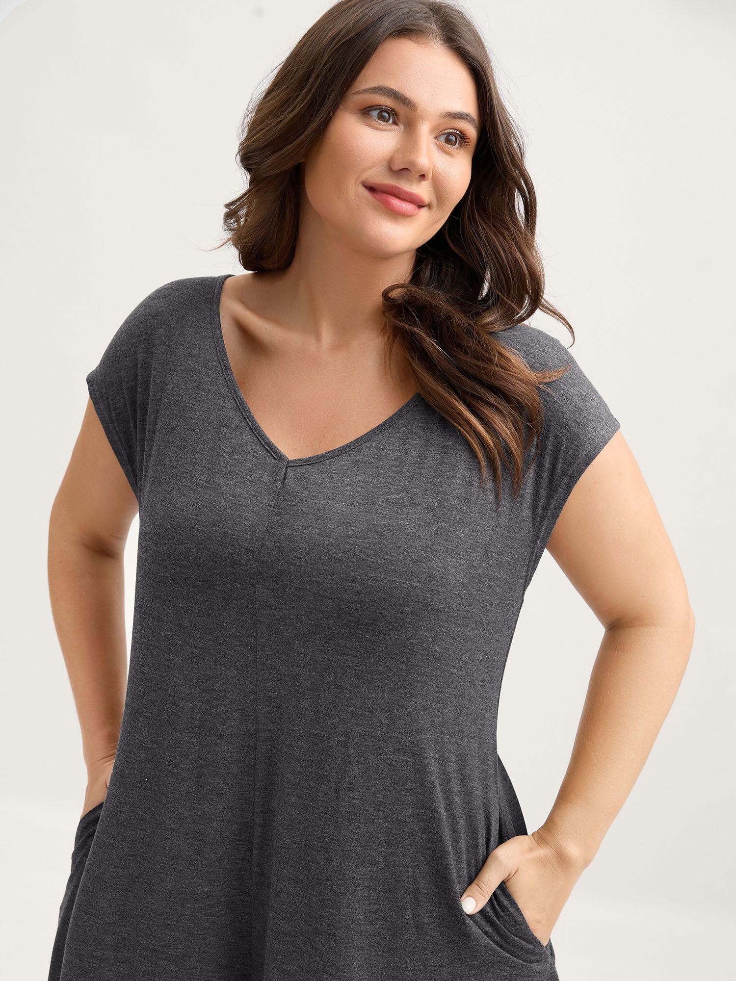 Supersoft Waist-Contouring Wide-Leg Jumpsuit