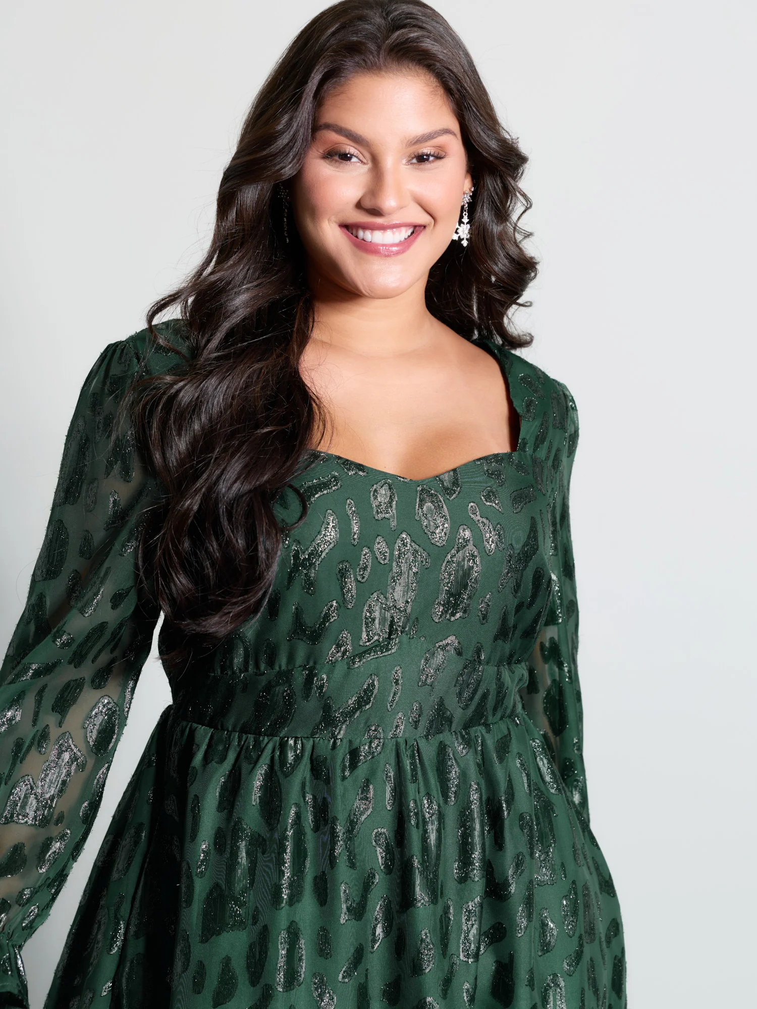 Textured Shirred Backless Tie Midi Dress