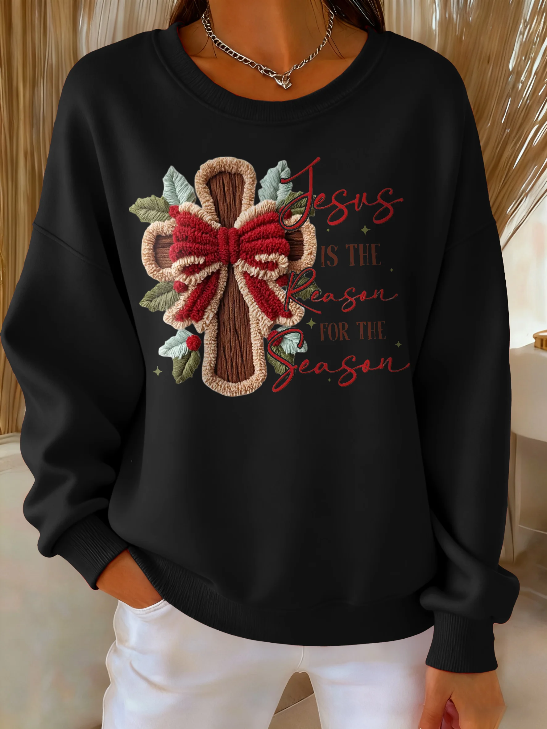 Women's Casual Jesus Season Sweatshirt
