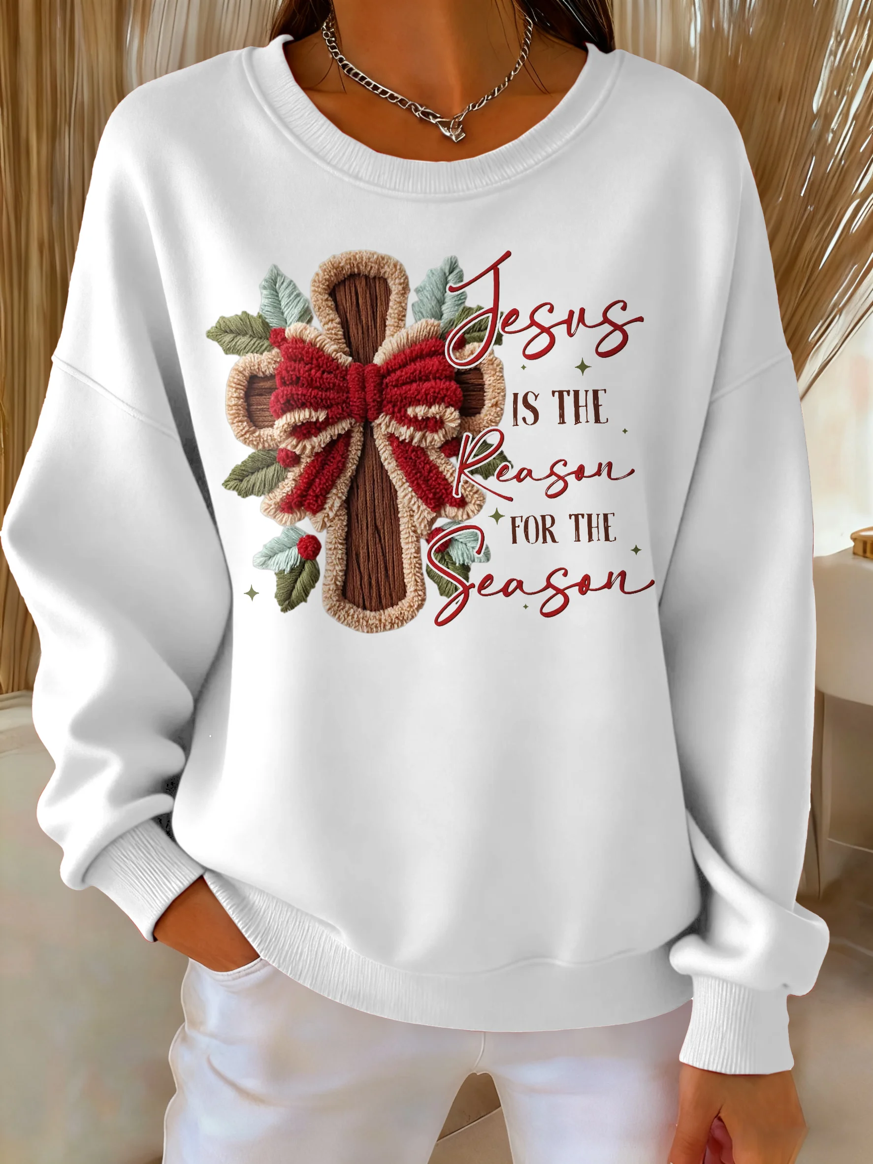 Women's Casual Jesus Season Sweatshirt