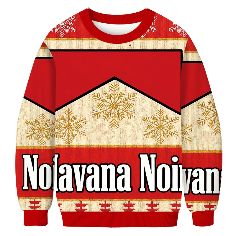 Brand Of Cigarettes Christmas Ugly Sweatshirt