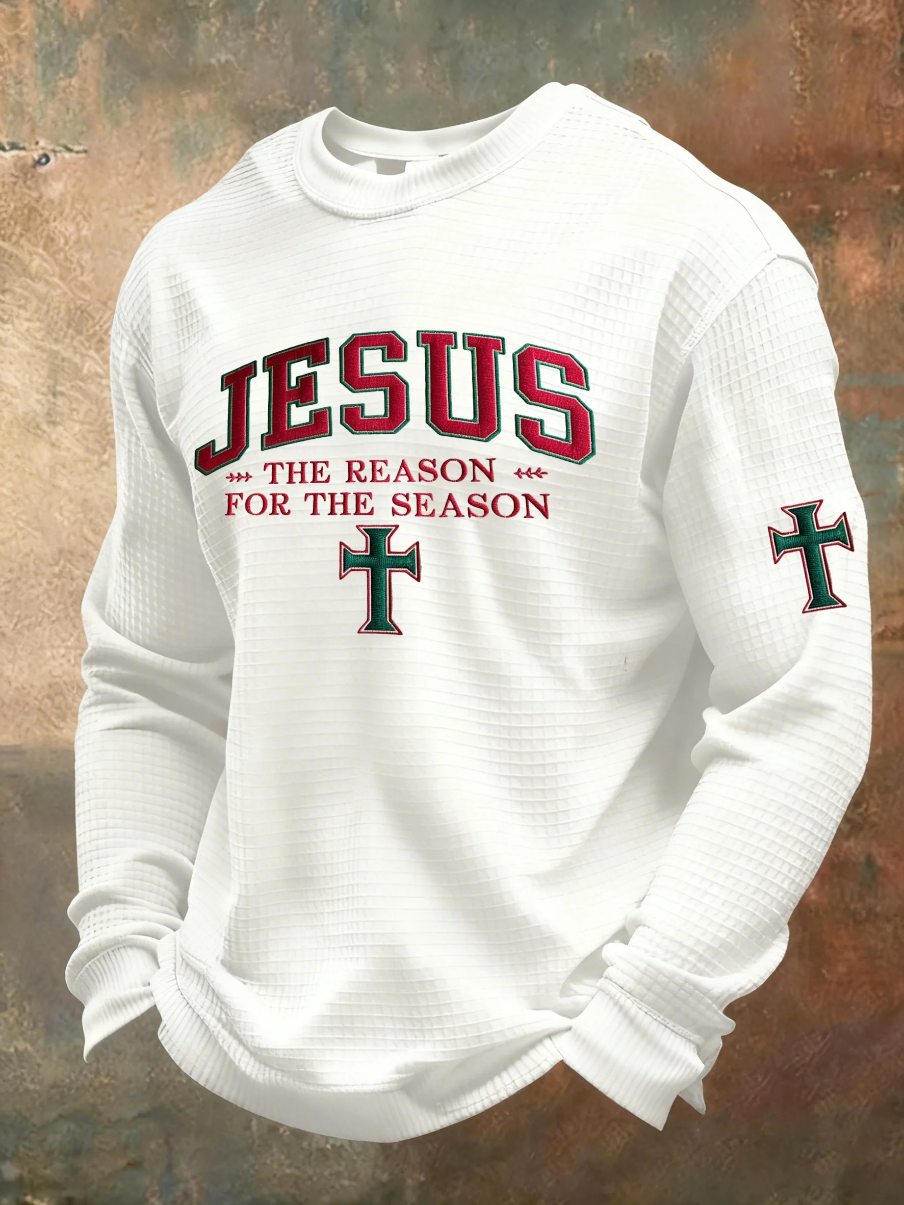 Men's Casual Christmas Print T-shirt