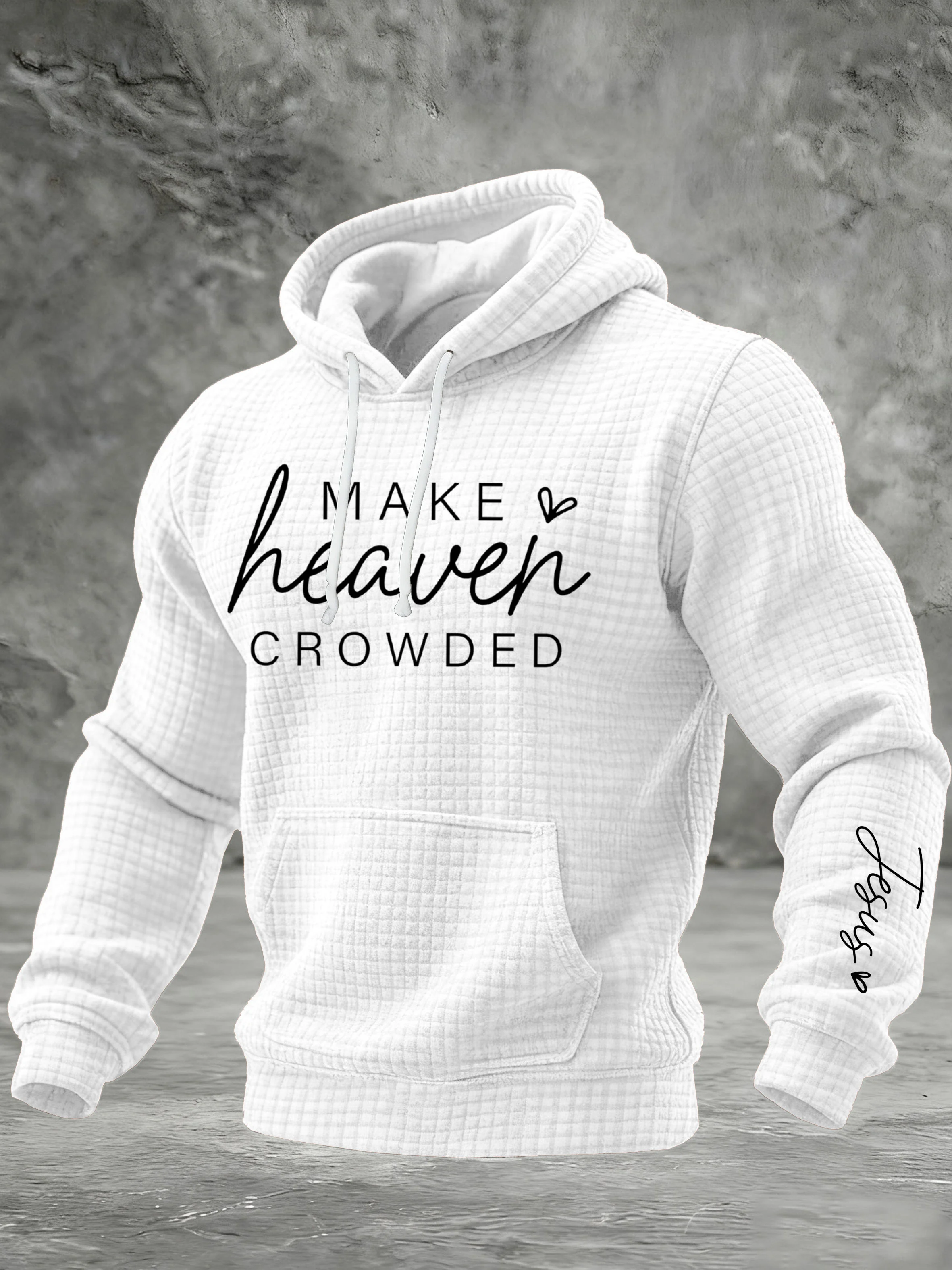 Men's Make Heaven Crowded Print Sweatshirt