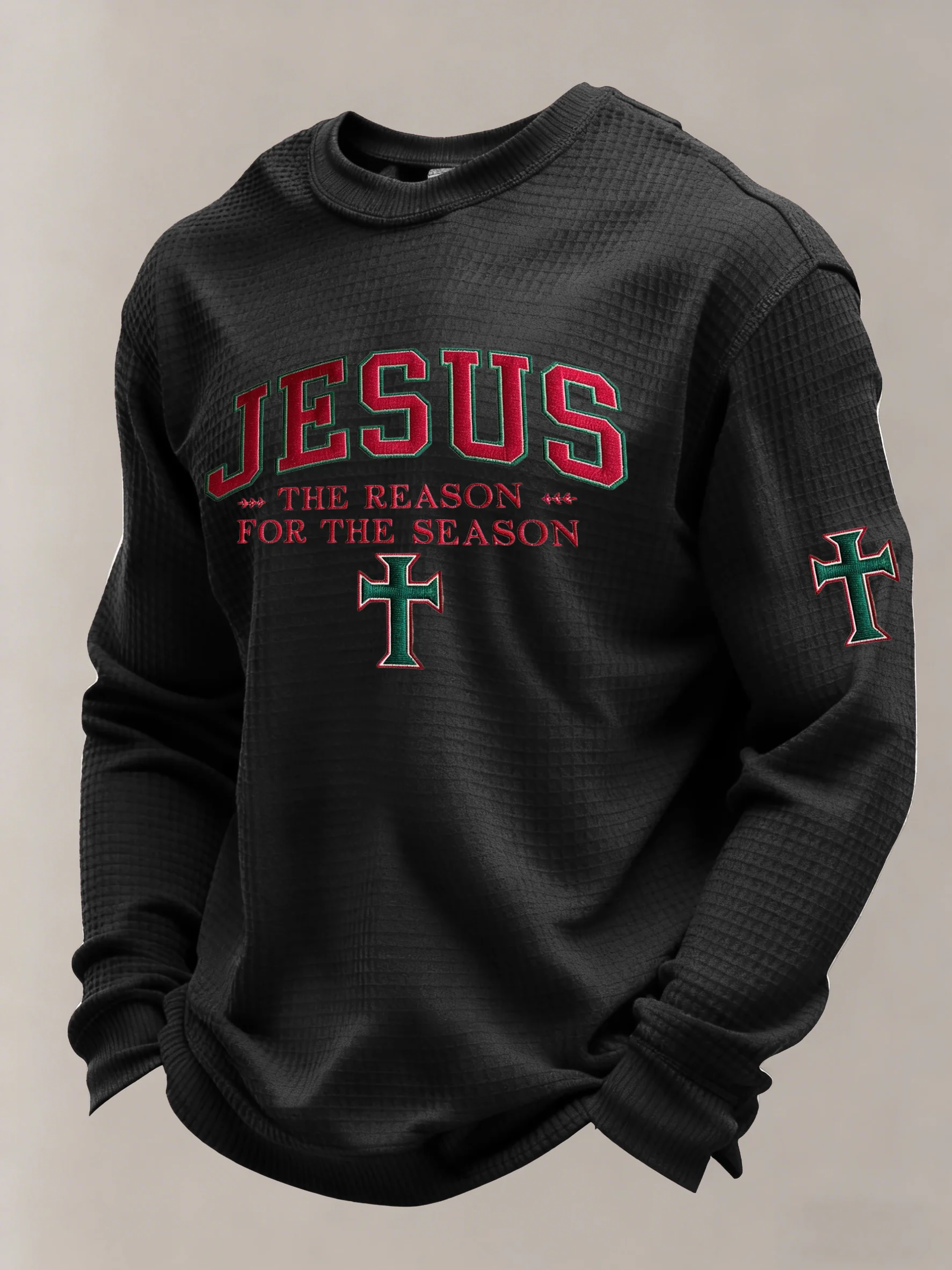 Men's Casual Christmas Print T-shirt