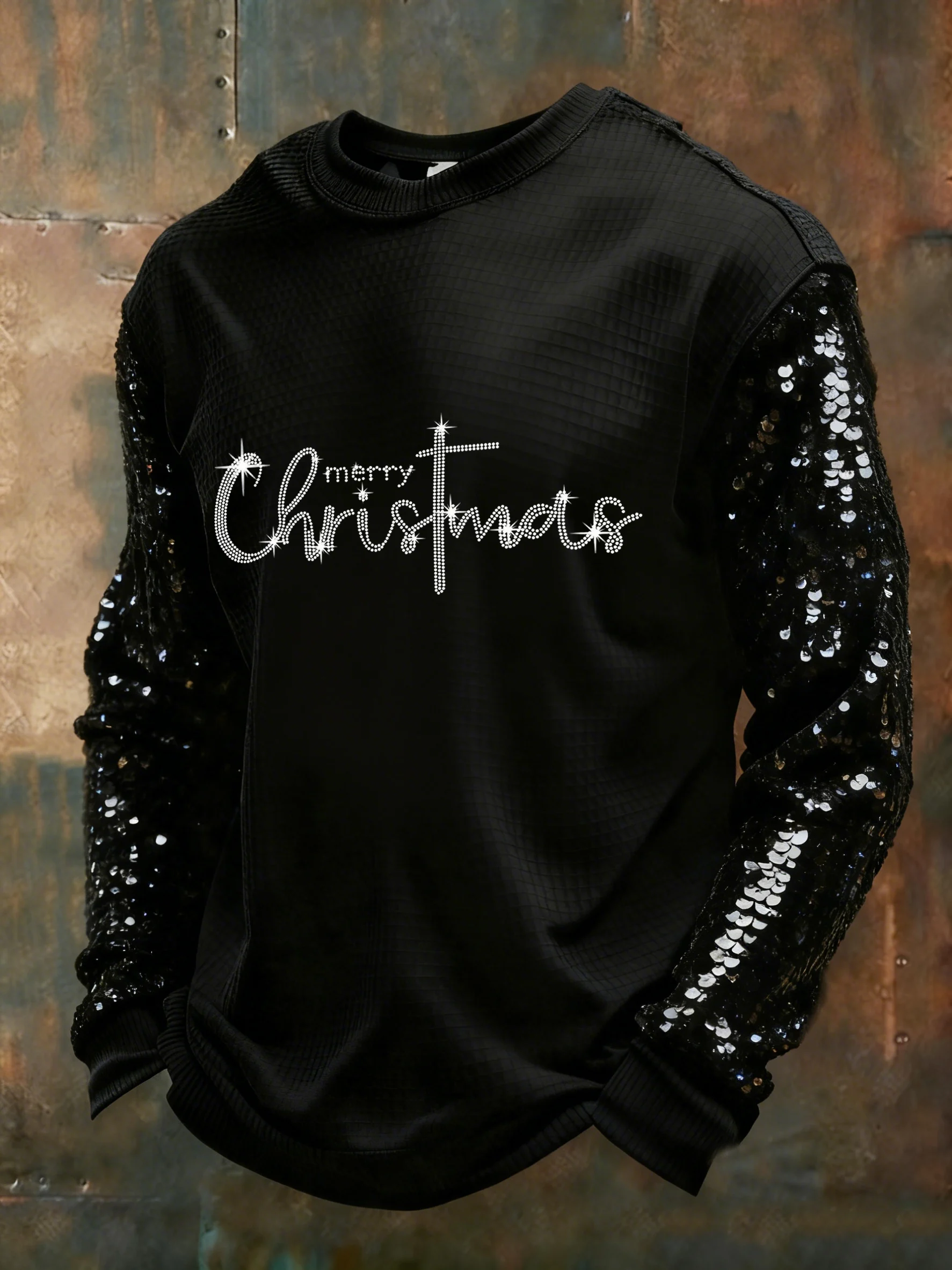 Men's Fall Christmas Print Casual Top