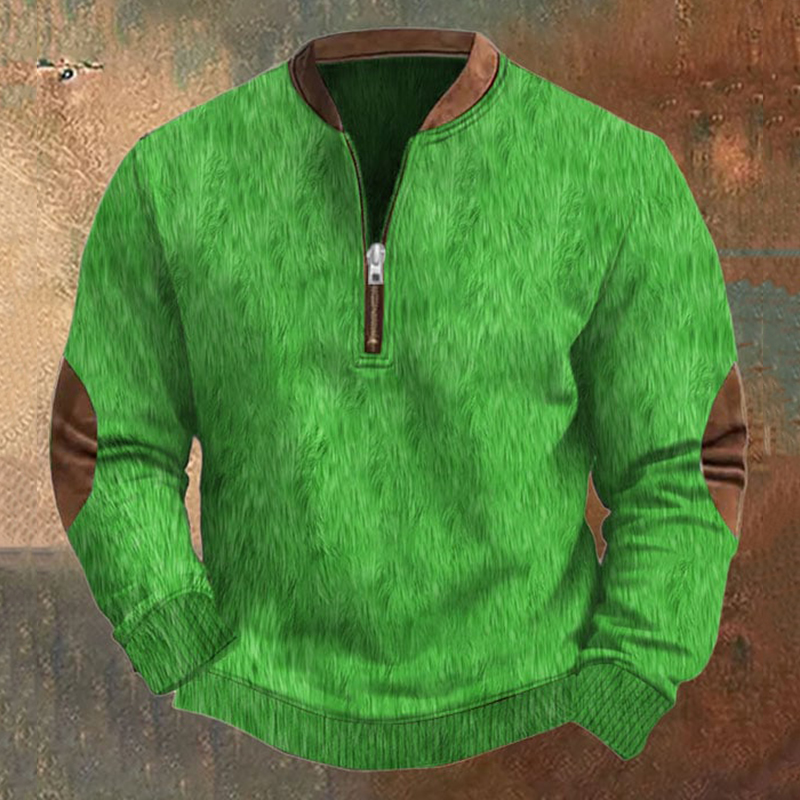 Men's Christmas Monsters Santa Print Sweatshirt