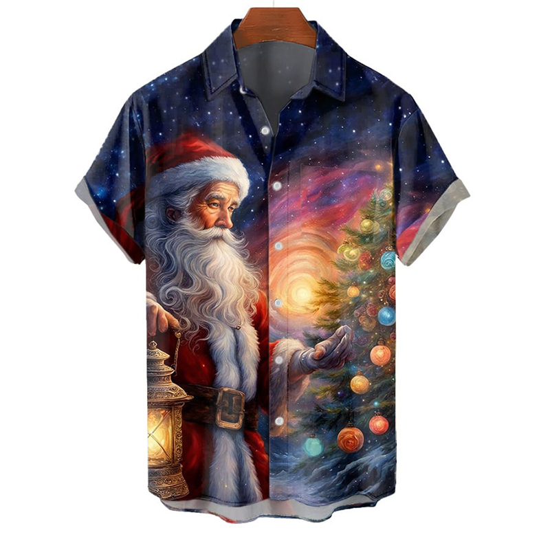 Men's Christmas Print Shirt