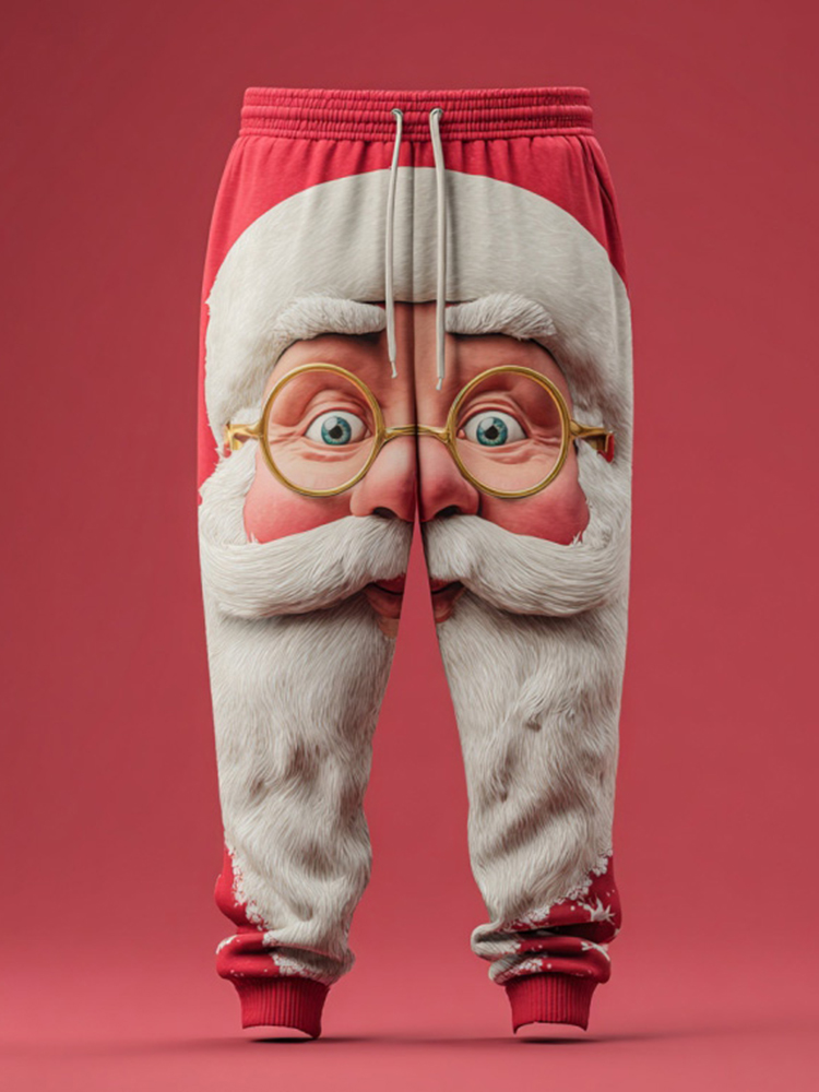 Ugly Men's Santa Claus Casual Pants