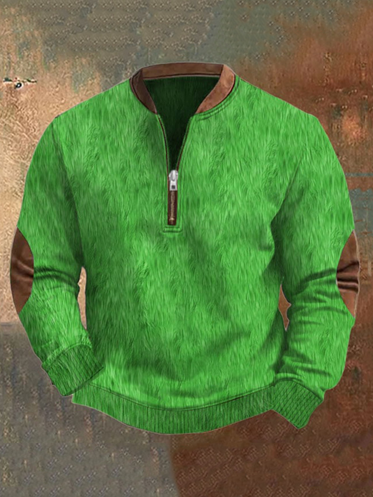 Men's Christmas Monsters Santa Print Sweatshirt