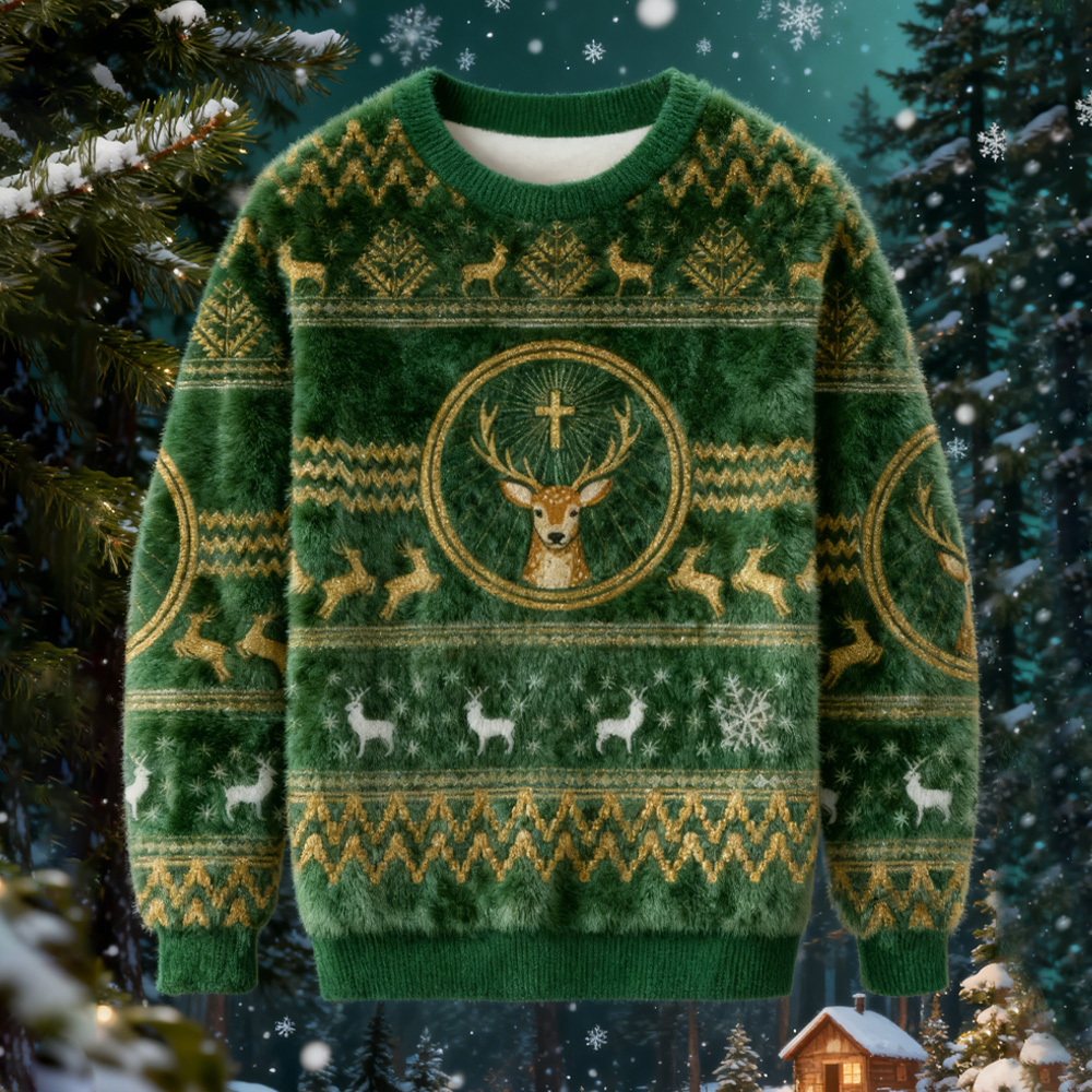 Elk Liquor Christmas Ugly Sweatshirt