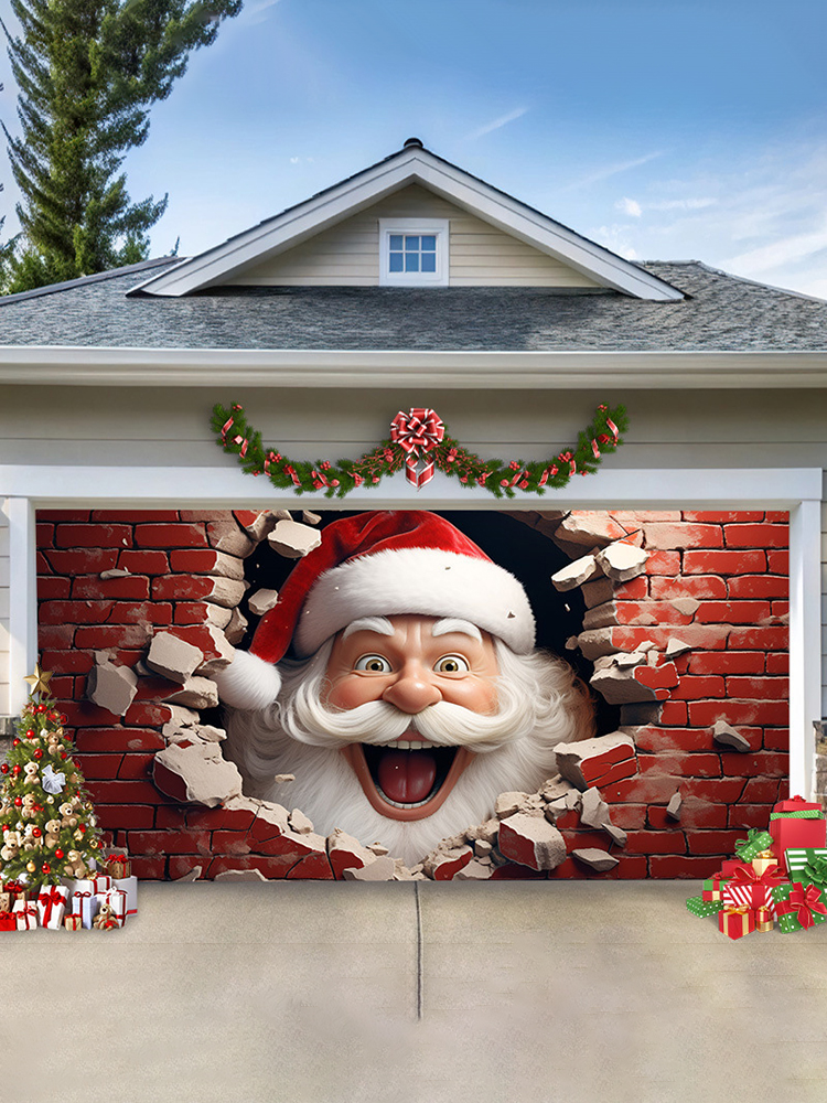 Christmas Garage Door Decoration Banner