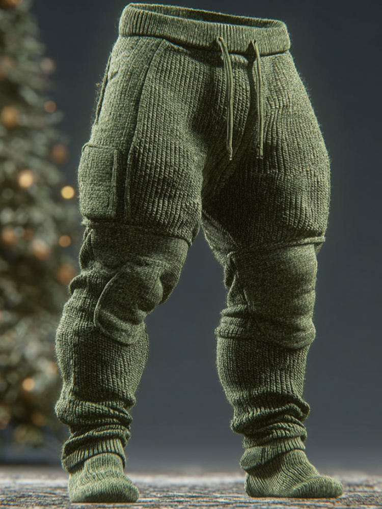 Men's Muscular Art Casual Pants