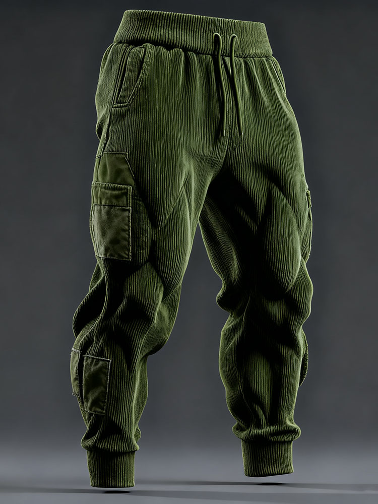 Muscle Line Art Men's Casual Sports Pants