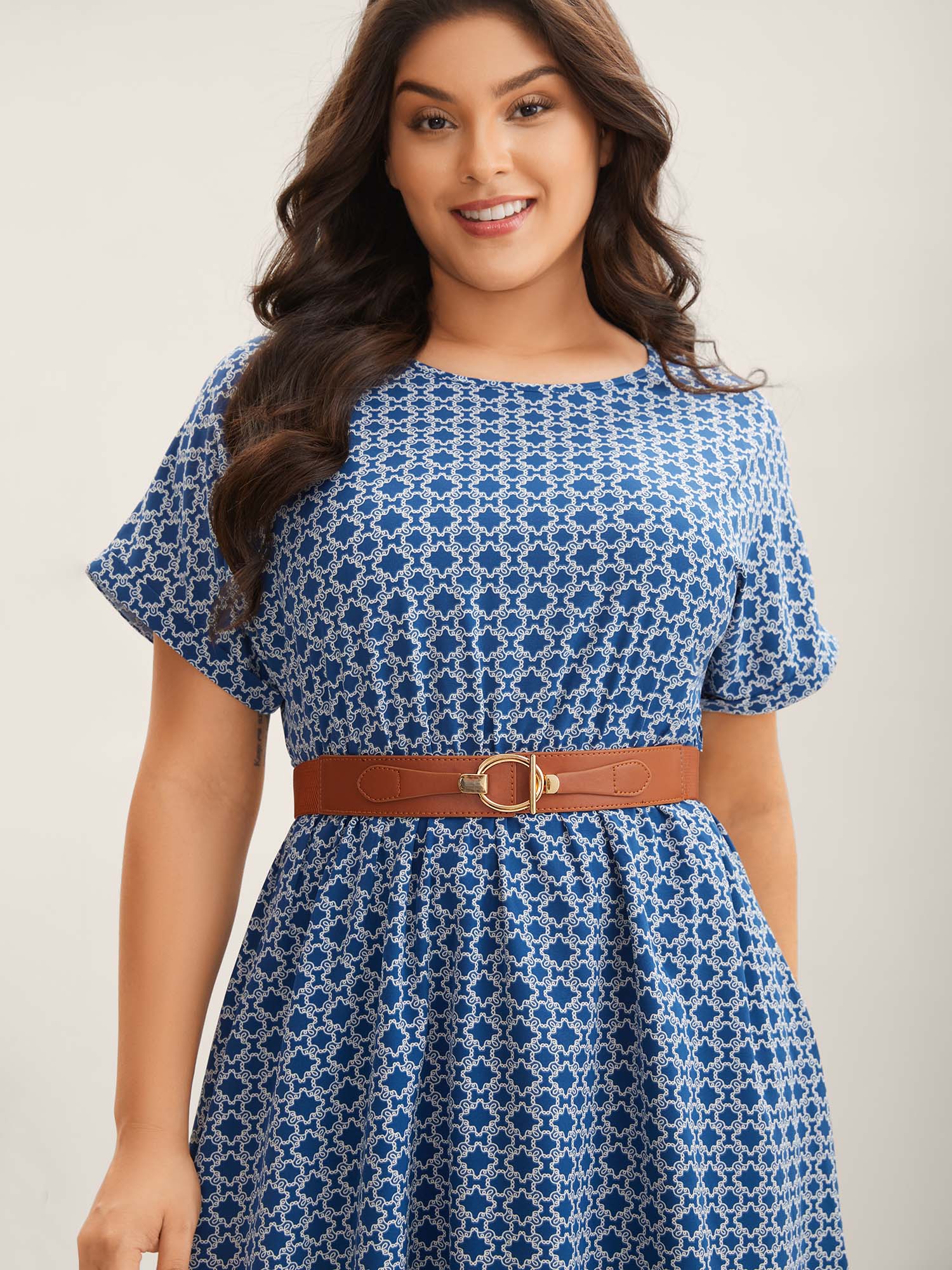 Oval Buckle Vintage Belt