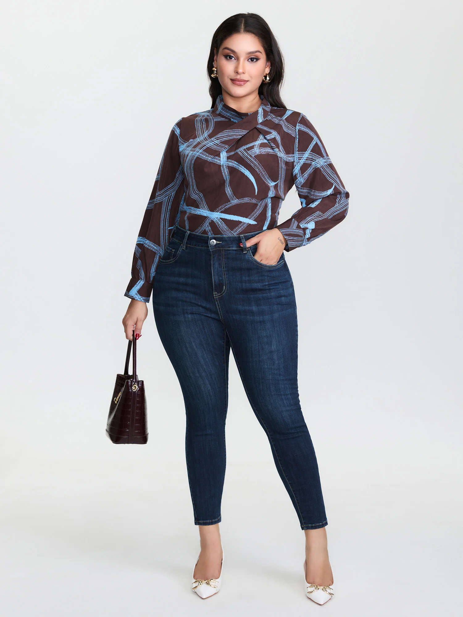 Supersoft Mid-Rise Skinny-Fit Jeans