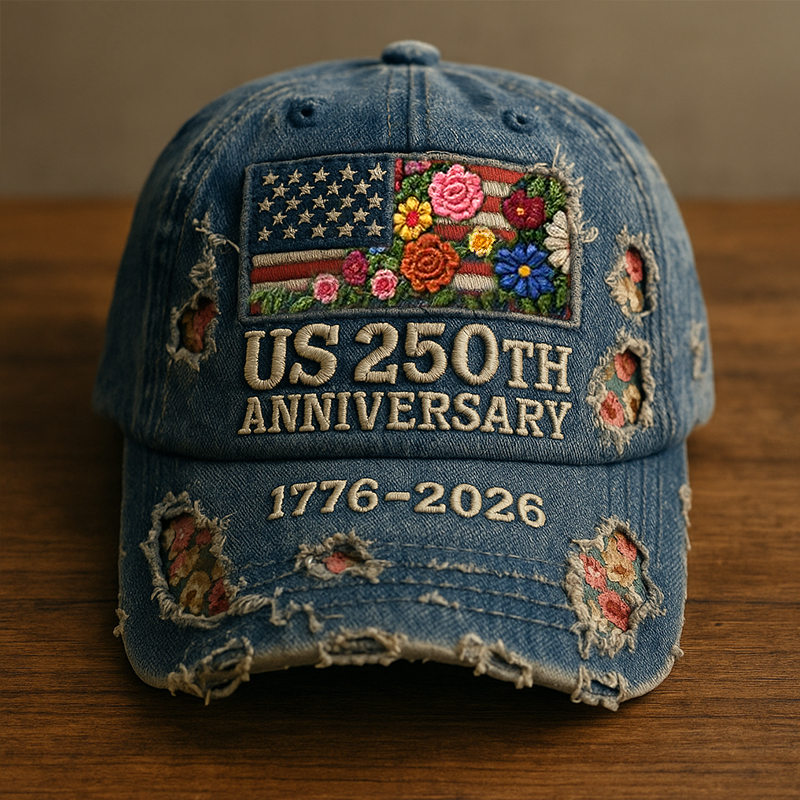 US 250th Anniversary Printed Casual Hat