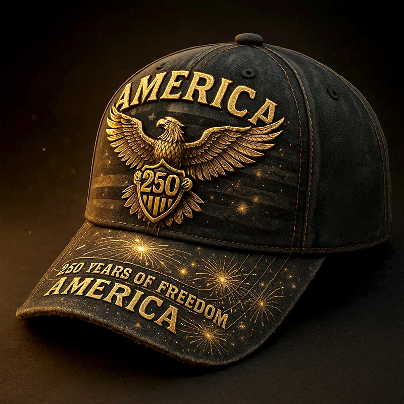US 250th Anniversary Printed Casual Hat