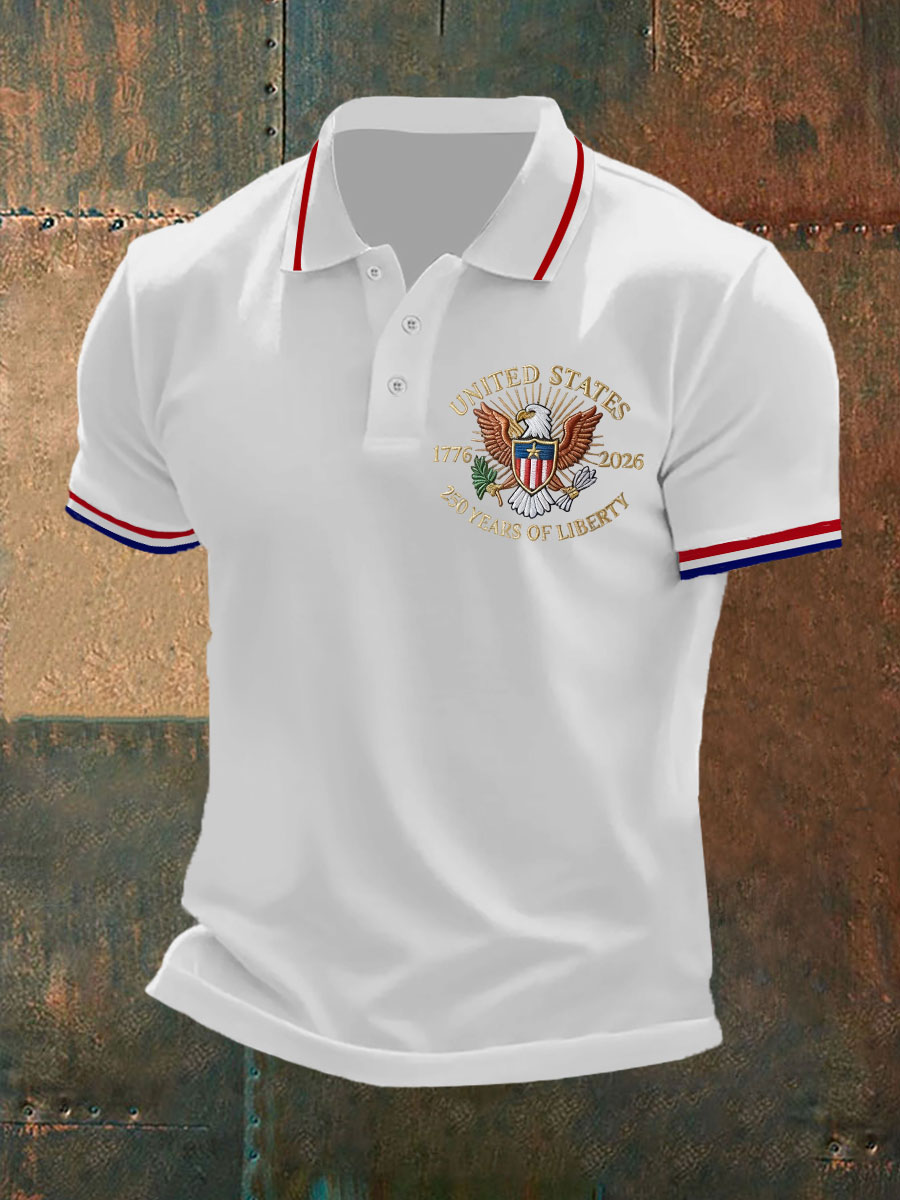 Men's 250th Printed Casual Top