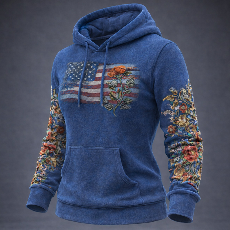 Women's US 250th Anniversary Art Print Hoodie