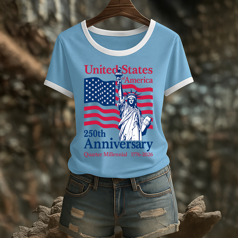 Women's 250th Anniversary Print T-Shirt