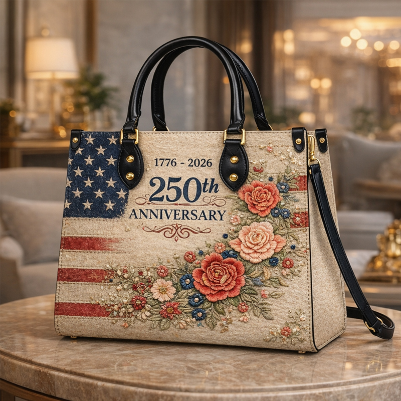 US 250th Anniversary Floral Handbag