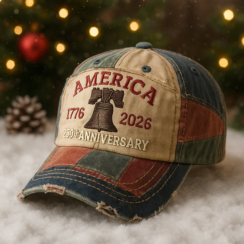 US 250th Anniversary Vintage Printed Casual Hat