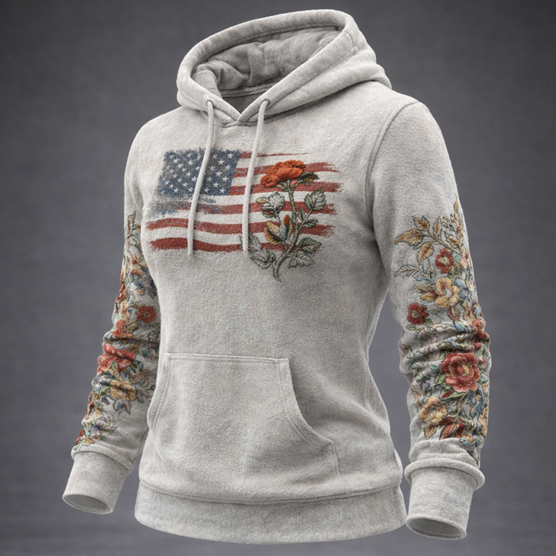 Women's US 250th Anniversary Art Print Hoodie