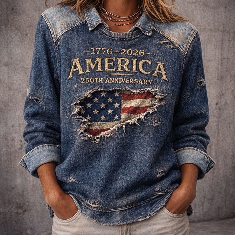 Women's US 250th Anniversary Art Casual Sweatshirt