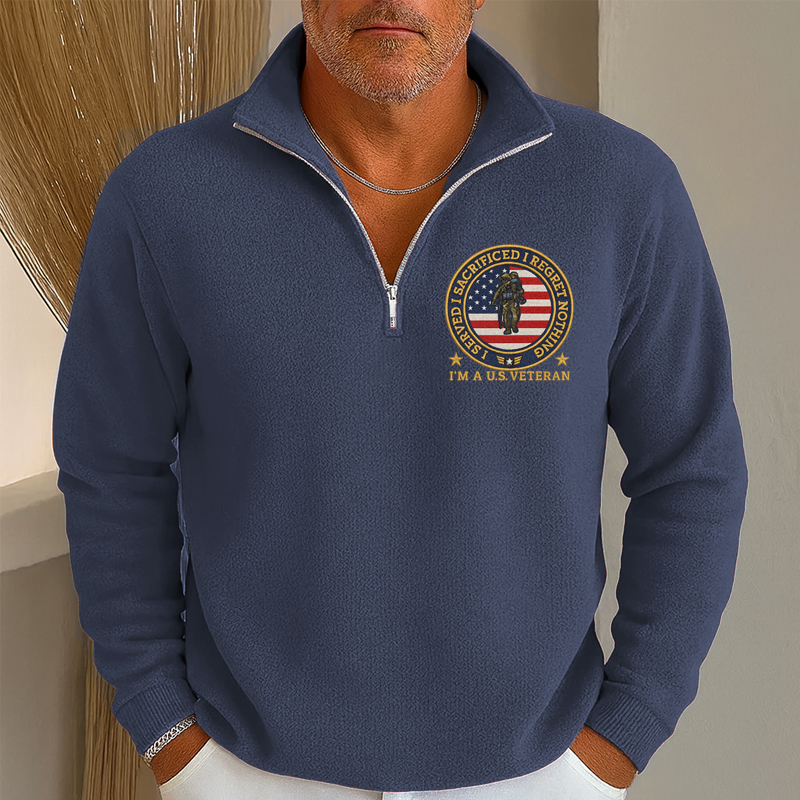 US 250th Anniversary Print Men's Sweatshirt