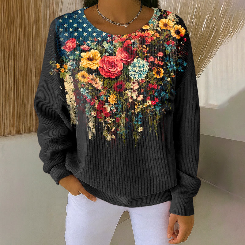 Women's 250th Anniversary Art Print Casual Sweatshirt