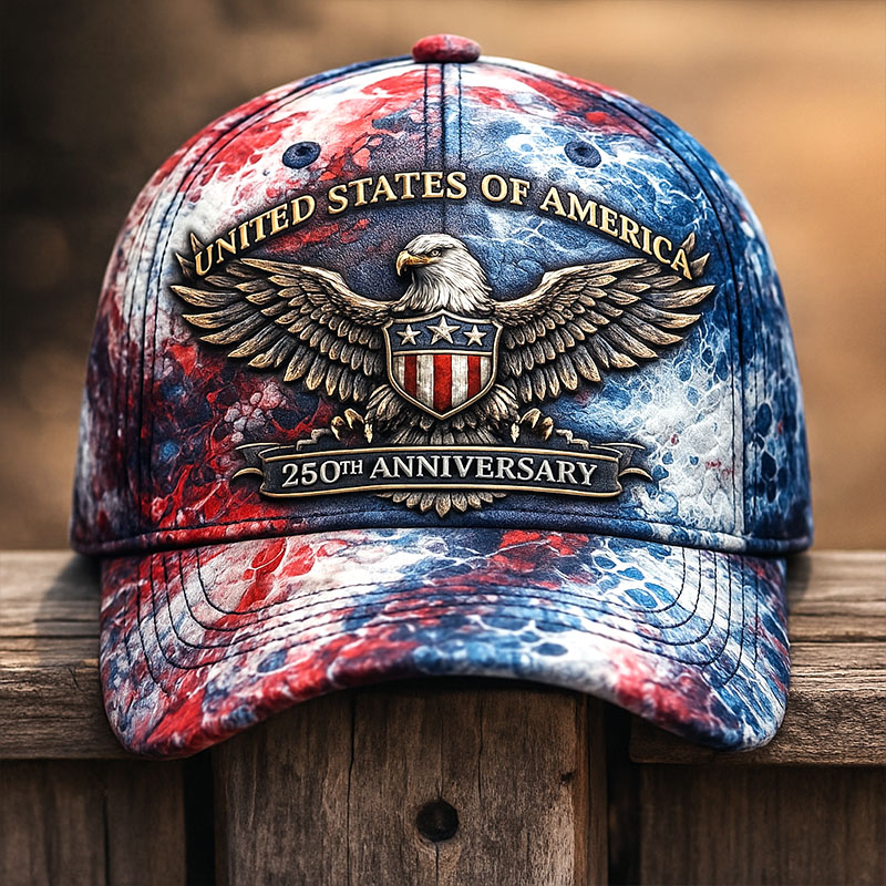 U.S. 250th Anniversary Print Casual Hat