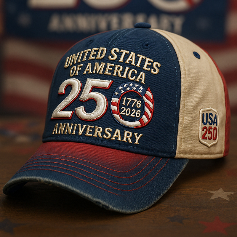 250th Anniversary of the United States Art Hat