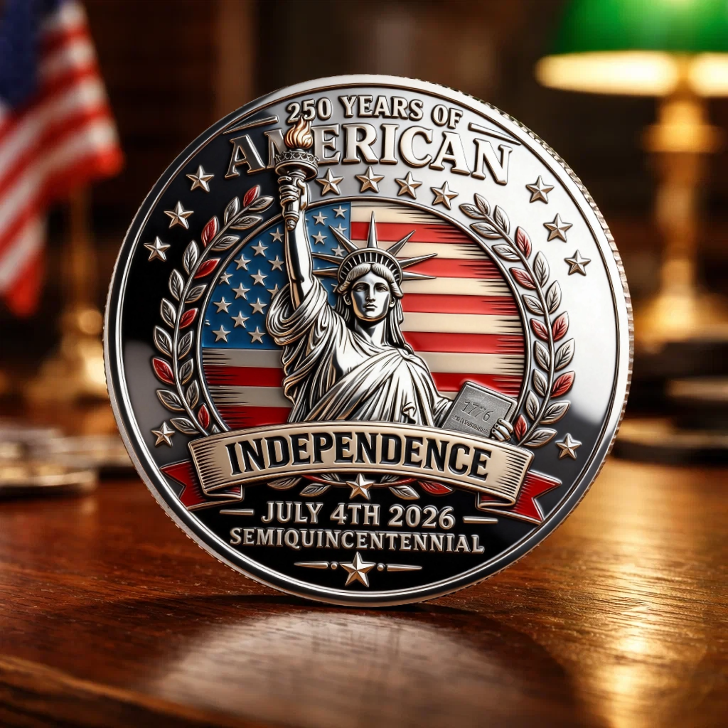 🏆Flash Sale 60% OFF - America 250th Anniversary Commemorative Coin — “Celebrating Freedom & Unity” 🇺🇸✨