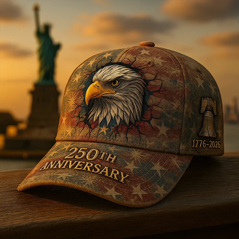 US 250th Anniversary Printed Casual Hat
