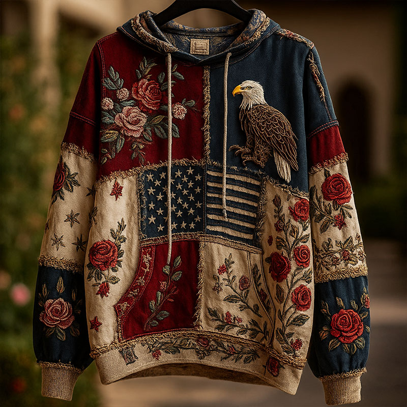 250th Anniversary Patchwork Art Print Hoodie