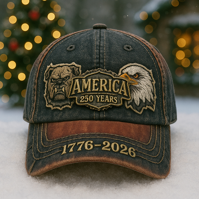 US 250th Anniversary Vintage Printed Casual Hat