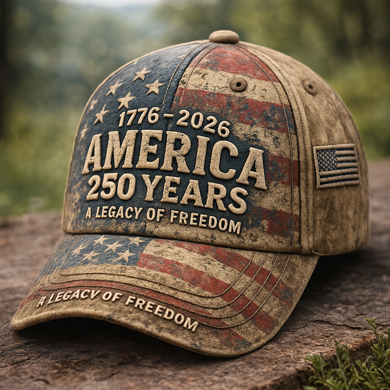 250th Anniversary of the United States Printed Casual Hat