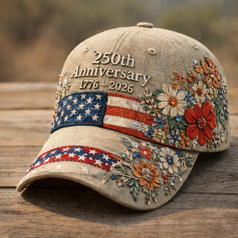 US Vintage Country Style 250th Anniversary Hat