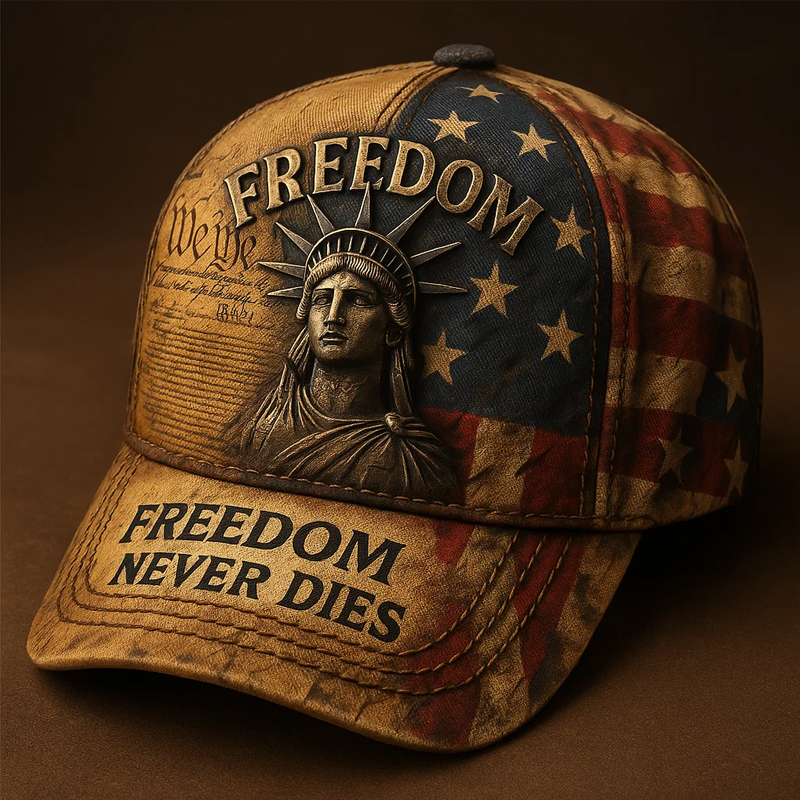 US Vintage  250th Anniversary Printed Casual Hat