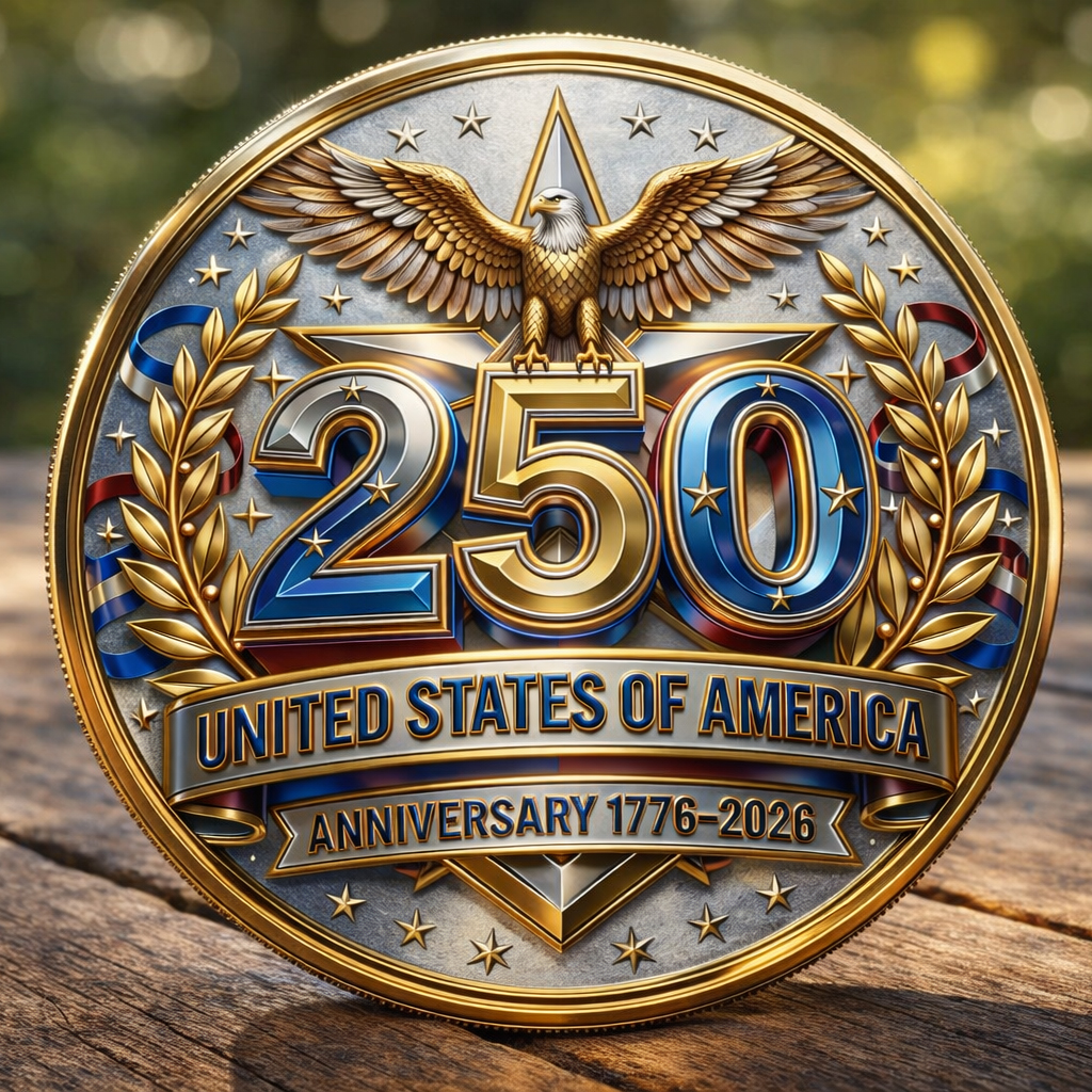 🏆New Year 60% OFF- U.S 250th Anniversary Commemorative Coin