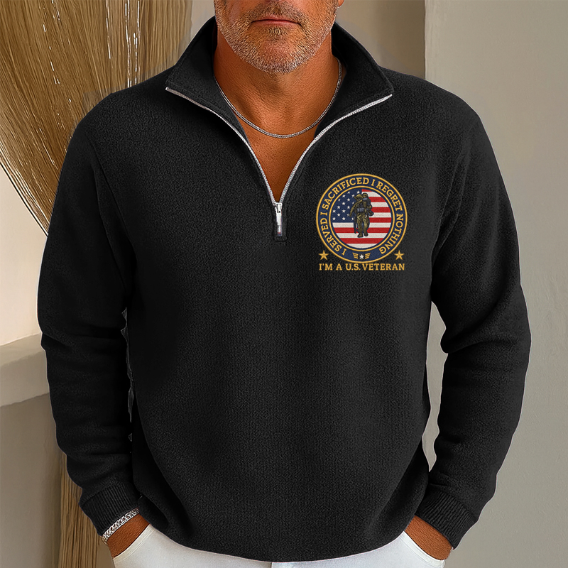 US 250th Anniversary Print Men's Sweatshirt