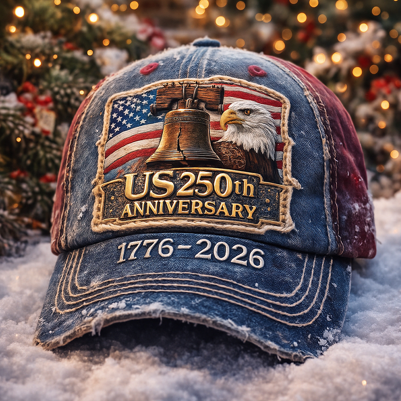 US 250th Anniversary Vintage Printed Casual Hat