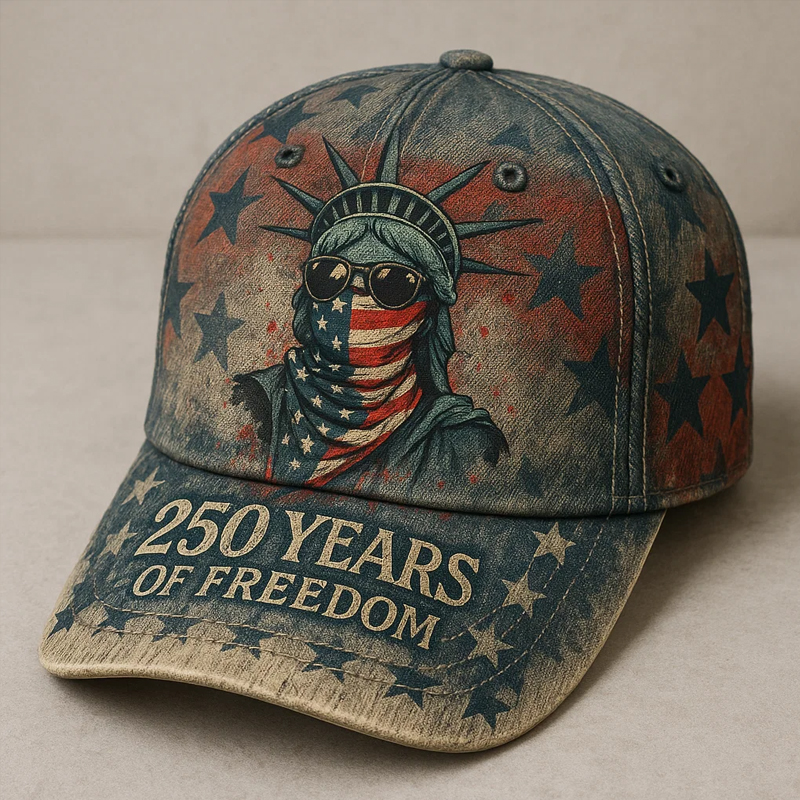 US 250th Anniversary Printed Casual Hat